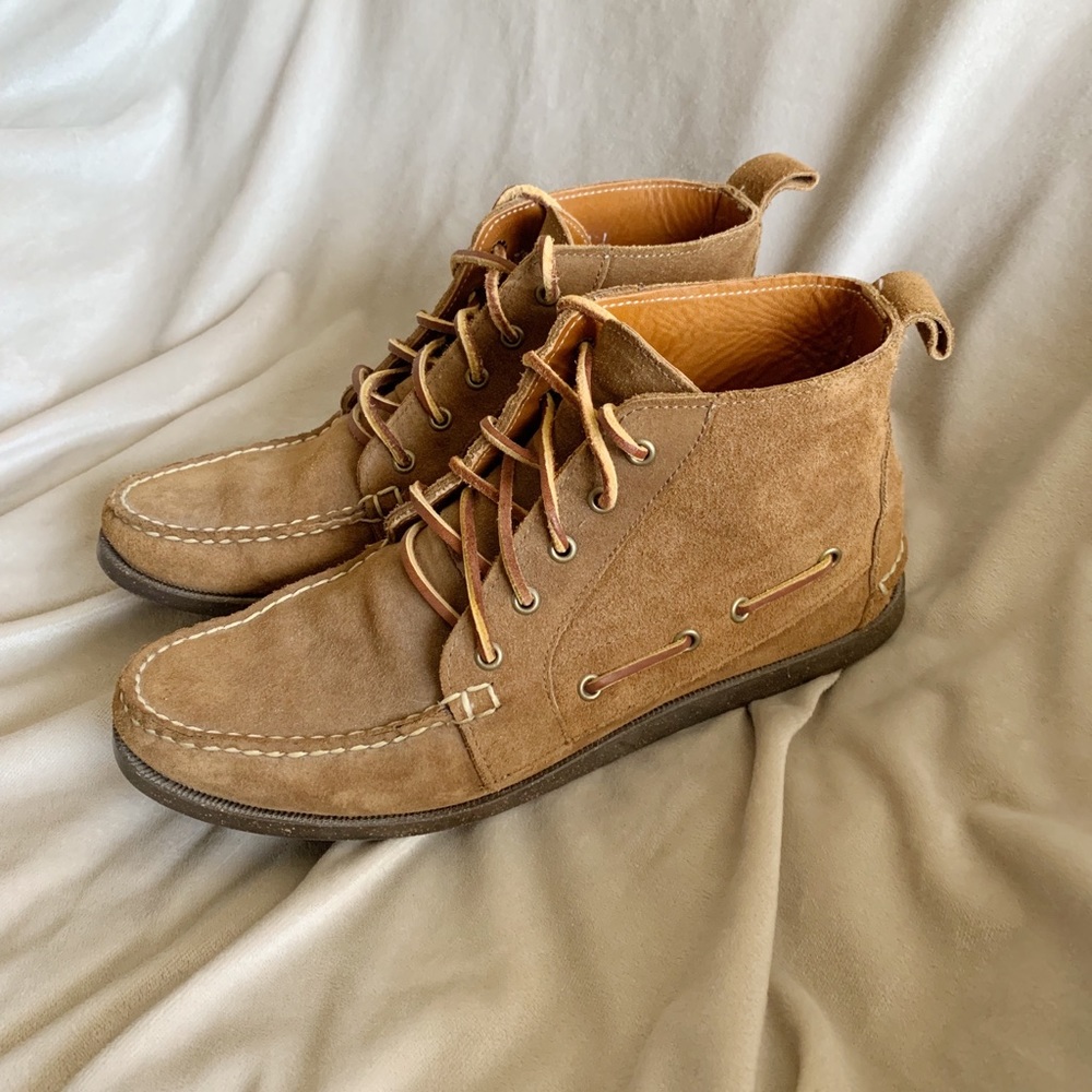 Ralph Lauren mens suede shoes